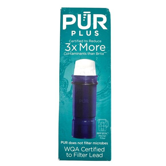 PUR Plus Lead & Contaminant Reducing Pitcher Filter - 1 Pack - WQA Certified - Picture 1 of 5